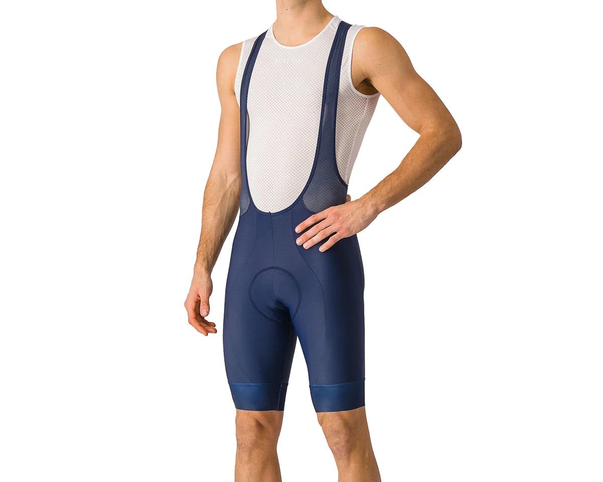 Castelli Entrata 2 Bib Shorts (Belgian Blue) (L)